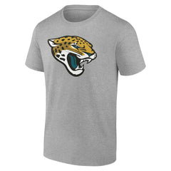 Jacksonville Jaguars Big & Tall Team Authentic Custom T-Shirt - Gray T-shirts