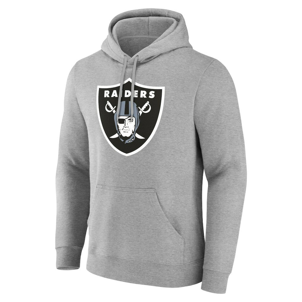 Las Vegas Raiders Big & Tall Team Authentic Custom Hoodie - Gray Hoodies