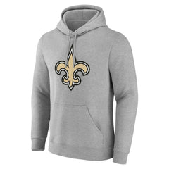 New Orleans Saints Big & Tall Team Authentic Custom Hoodie - Gray Hoodies
