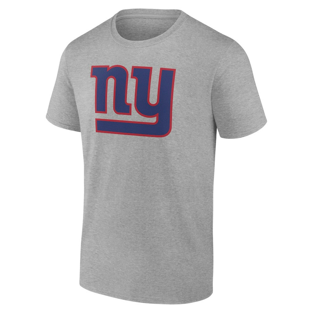New York Giants Big & Tall Team Authentic Custom T-Shirt - Gray T-shirts