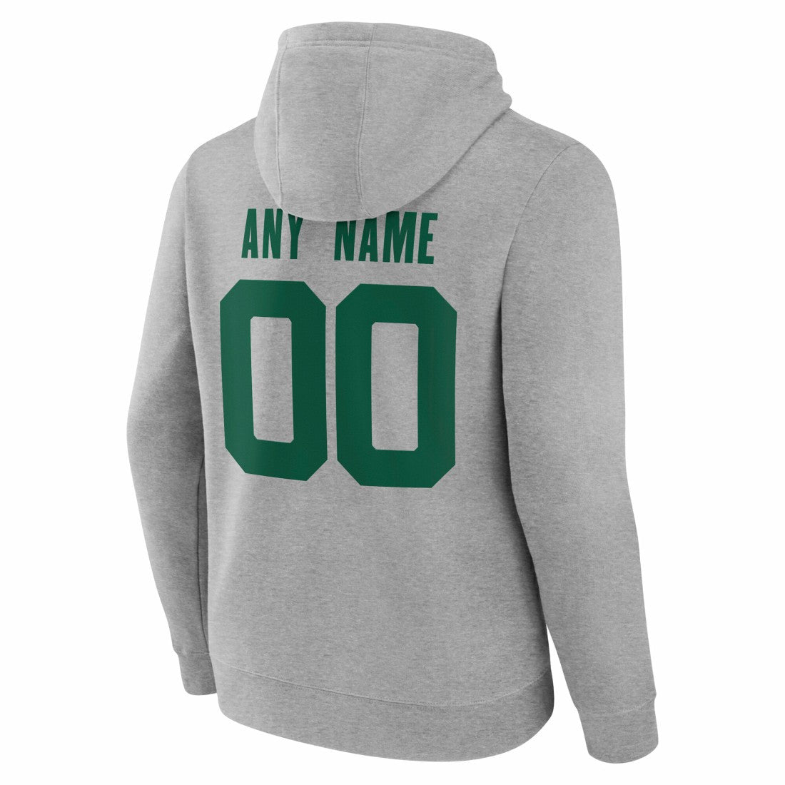 New York Jets Big & Tall Team Authentic Custom Hoodie - Gray Hoodies