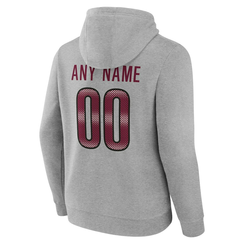 Washington Commanders Big & Tall Team Authentic Custom Hoodie - Gray Hoodies