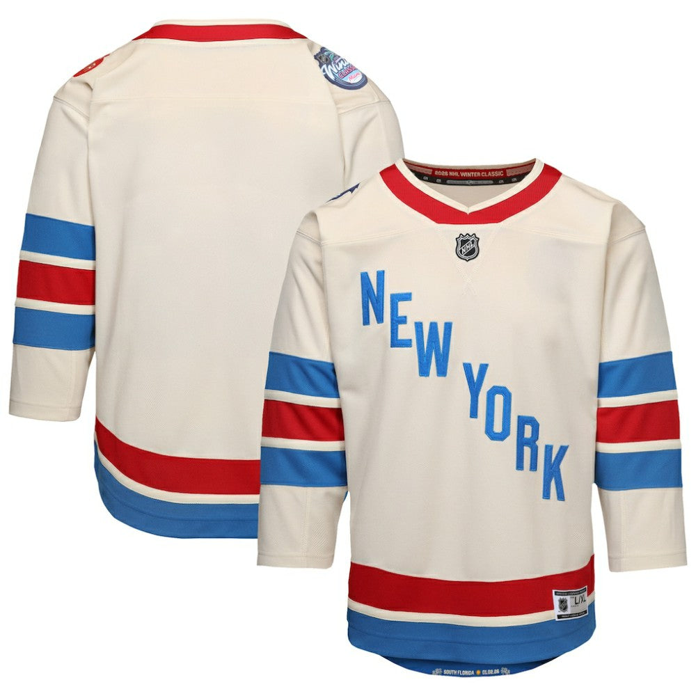 New York Rangers Outerstuff Youth 2026 NHL Winter Classic Premier Jersey - White | US 203585793
