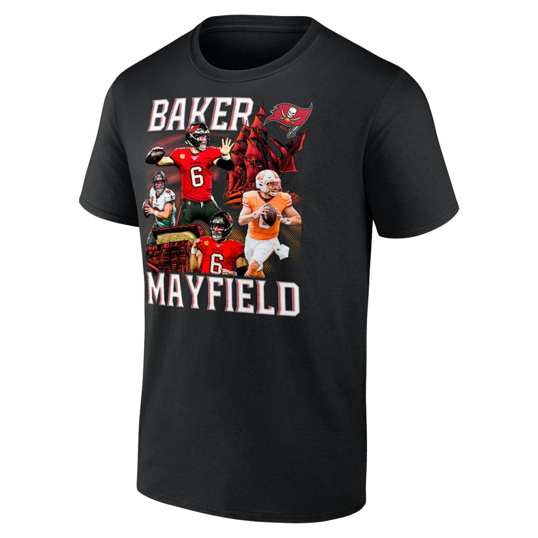 Baker Mayfield Tampa Bay Buccaneers Notorious Player T-Shirt - Black T-shirts
