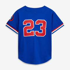 Ryne Sandberg Chicago Cubs Mitchell & Ness Cooperstown Collection 1996 Mesh Batting Practice Button-Up Jersey - Royal Jerseys
