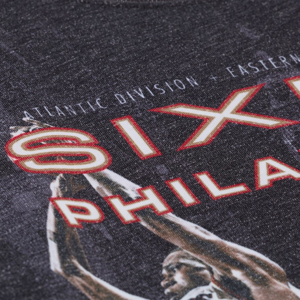 Philadelphia 76ers Hardwood Classics Originals Collection 2000-2001 Team Roster T-Shirt Black - Mitchell & Ness