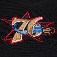 Philadelphia 76ers Hardwood Classics Originals Collection 2000-2001 Team Roster Fleece Hoodie Black - Mitchell & Ness