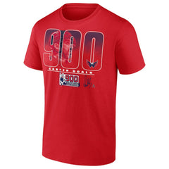 Alexander Ovechkin Washington Capitals 900th Career Goal T-Shirt - Red | US 203596086