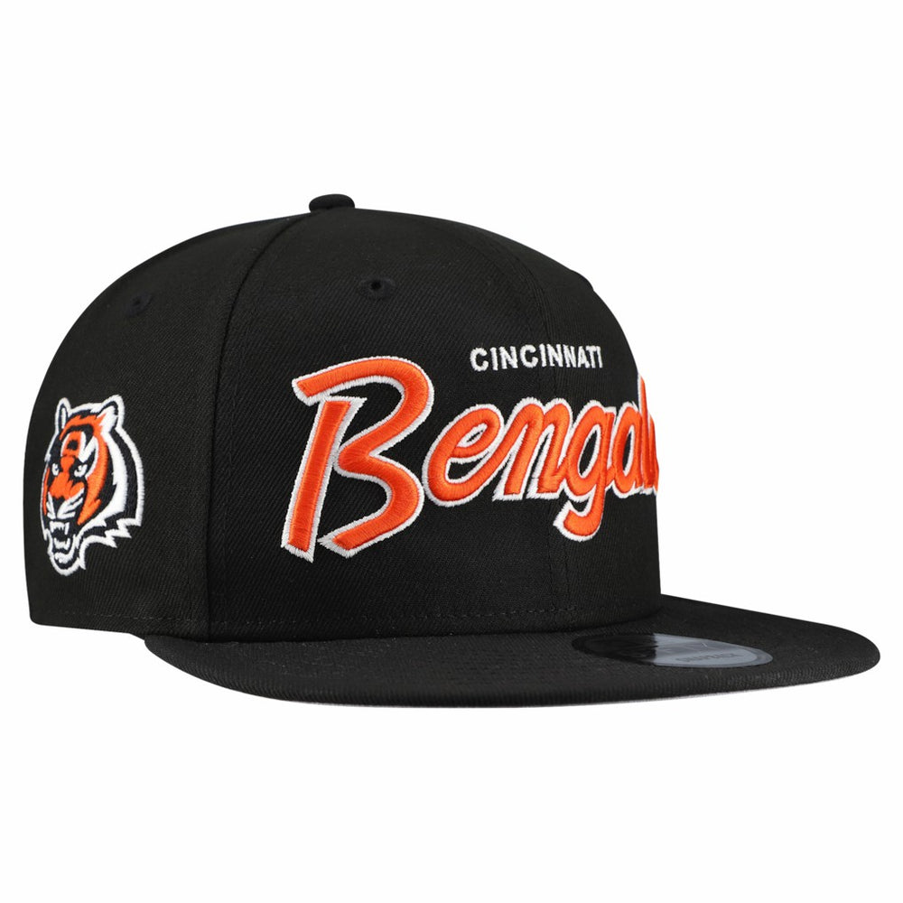 Cincinnati Bengals New Era Main Script 9FIFTY Snapback Hat - Kelly Green Hats