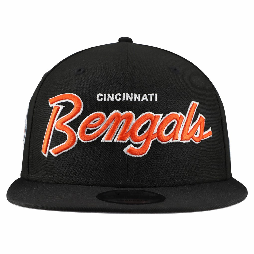 Cincinnati Bengals New Era Main Script 9FIFTY Snapback Hat - Kelly Green Hats