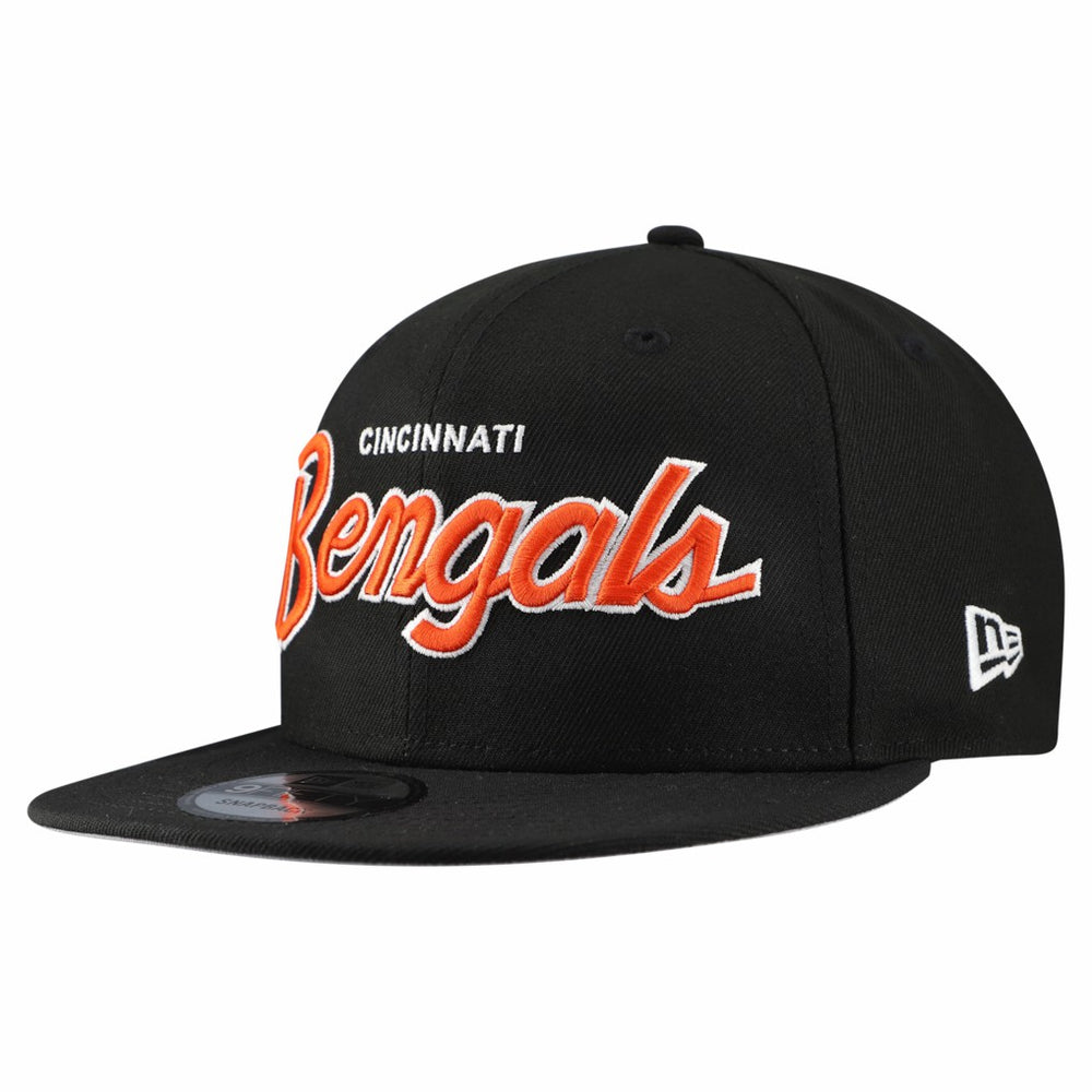 Cincinnati Bengals New Era Main Script 9FIFTY Snapback Hat - Kelly Green Hats