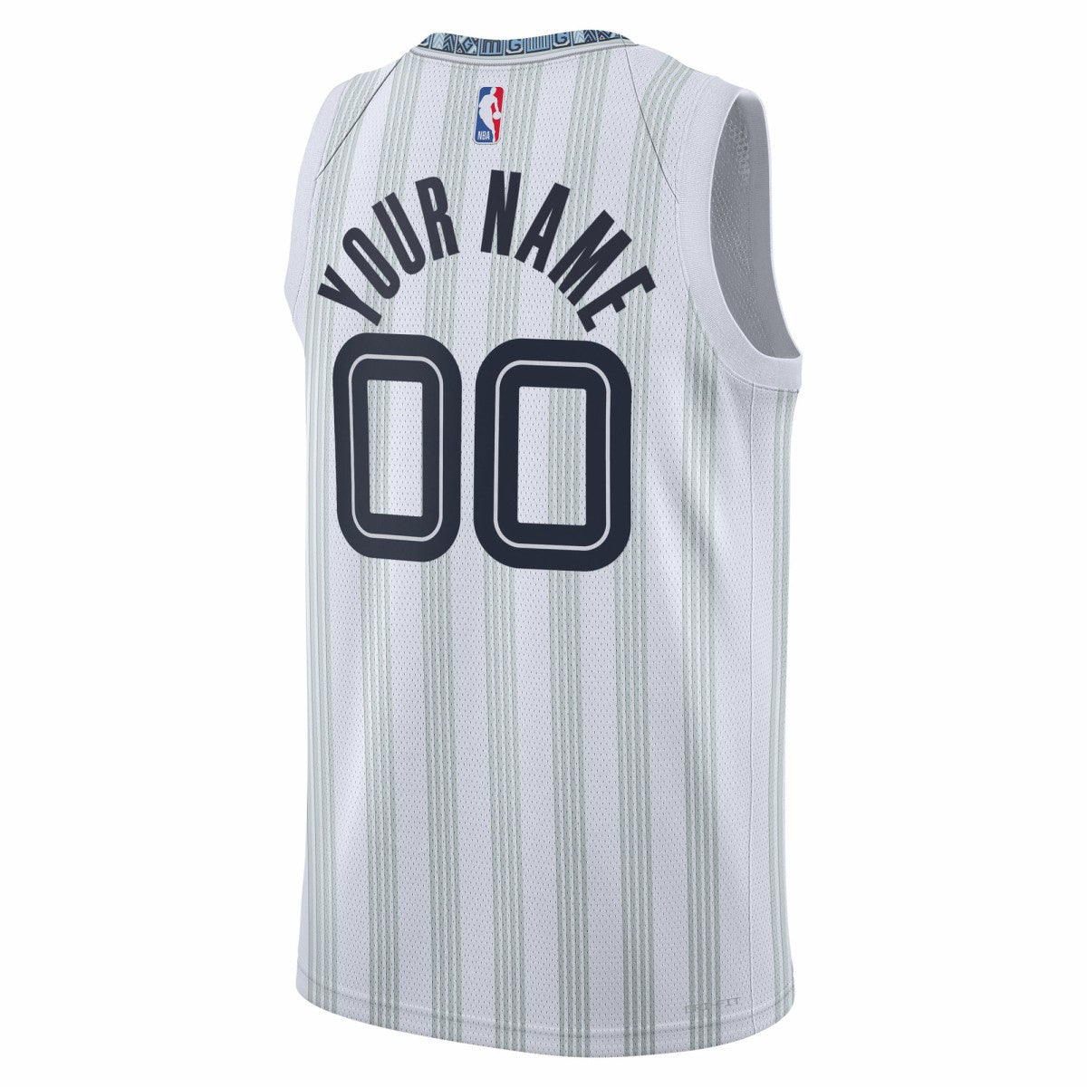 Memphis Grizzlies Unisex 2025/26 City Edition Swingman Custom Jersey White - Nike