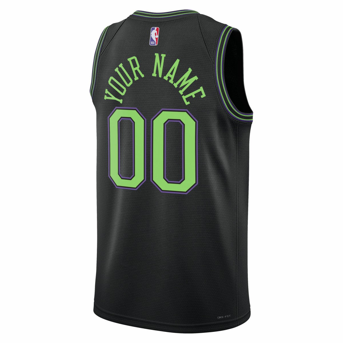 New Orleans Pelicans Unisex 2025/26 City Edition Swingman Custom Jersey Black - Nike