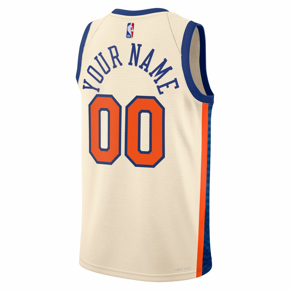 New York Knicks Unisex 2025/26 City Edition Swingman Custom Jersey Cream - Nike