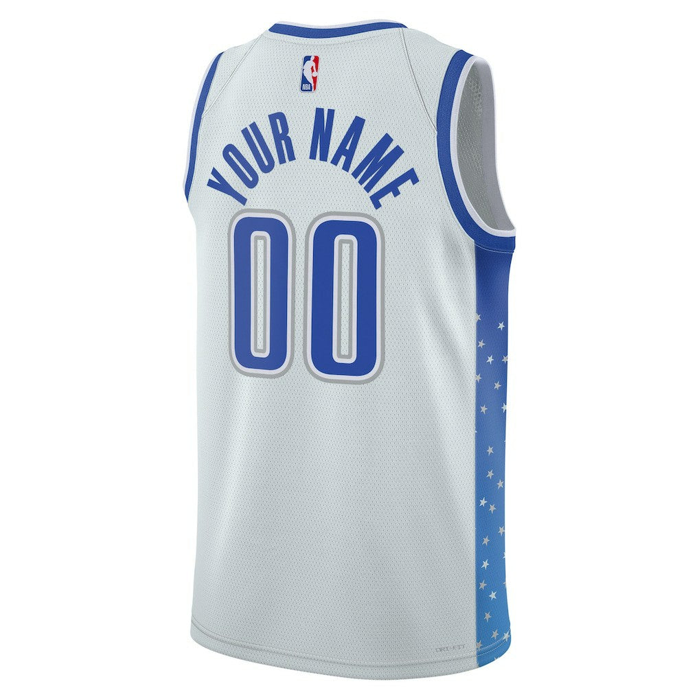 Orlando Magic Unisex 2025/26 City Edition Swingman Custom Jersey Silver - Nike