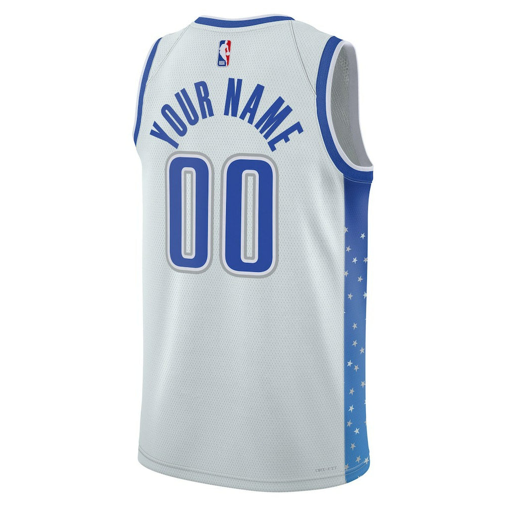 Orlando Magic Unisex 2025/26 City Edition Swingman Custom Jersey Silver - Nike
