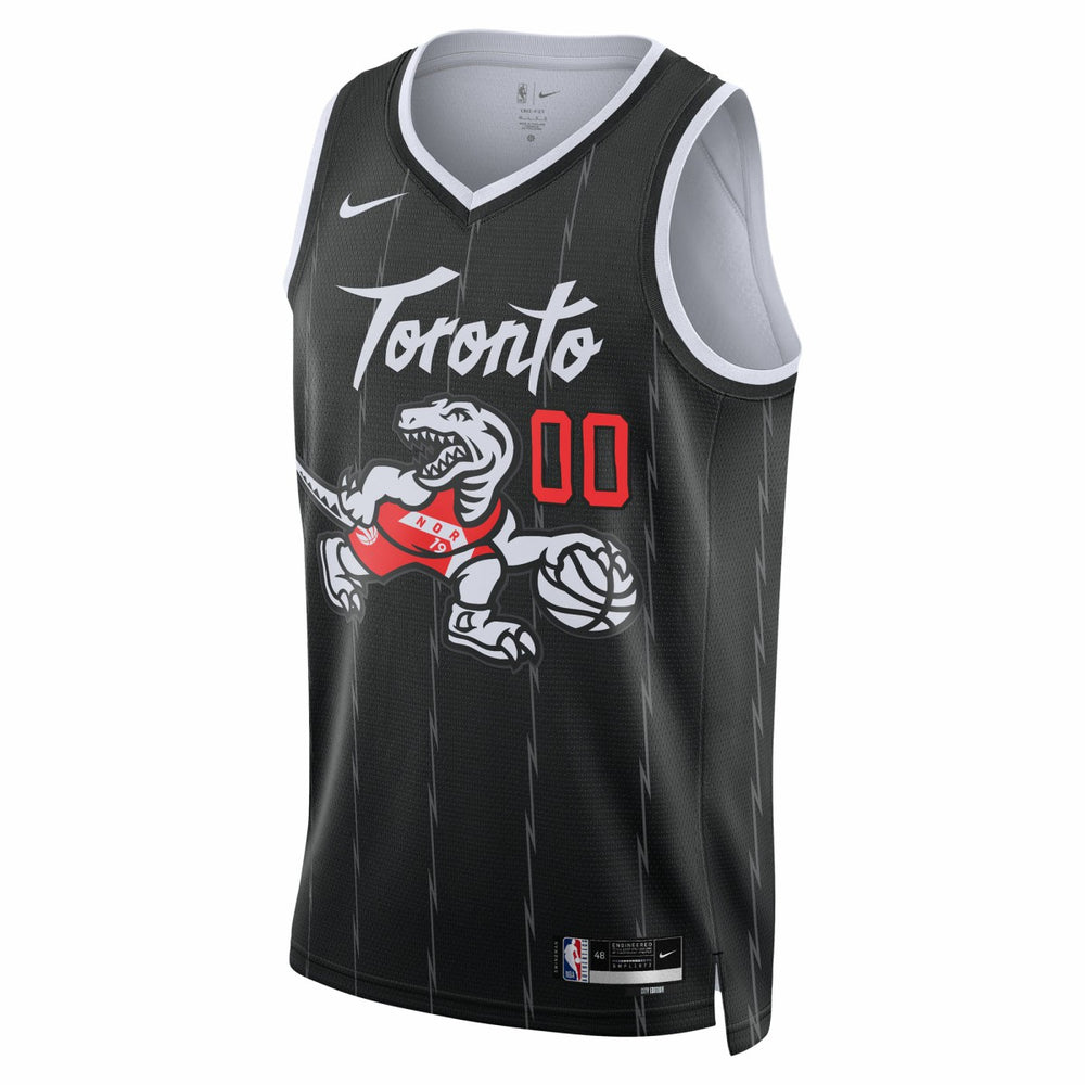 Toronto Raptors Unisex 2025/26 City Edition Swingman Custom Jersey Black - Nike