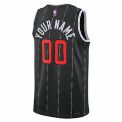 Toronto Raptors Unisex 2025/26 City Edition Swingman Custom Jersey Black - Nike