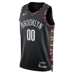 Brooklyn Nets Unisex 2025/26 City Edition Swingman Custom Jersey Black - Nike