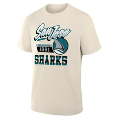 San Jose Sharks Alternate Legacy T-Shirt - Cream | US 203598801