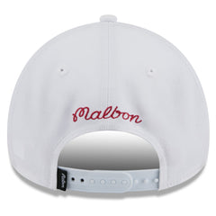 Miami Heat x Malbon Golf Unisex 9FORTY A-Frame Adjustable Hat White - New Era
