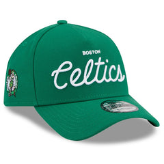 Boston Celtics x Malbon Golf Unisex 9FORTY A-Frame Adjustable Hat Green - New Era