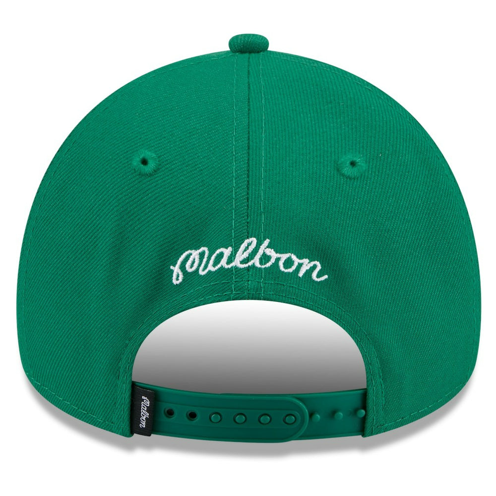 Boston Celtics x Malbon Golf Unisex 9FORTY A-Frame Adjustable Hat Green - New Era