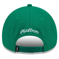 Boston Celtics x Malbon Golf Unisex 9FORTY A-Frame Adjustable Hat Green - New Era