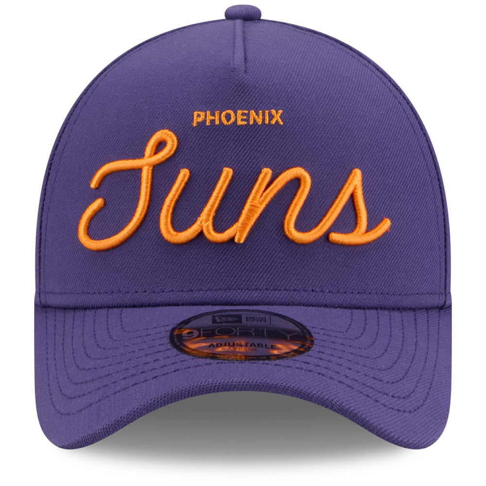 Phoenix Suns x Malbon Golf Unisex 9FORTY A-Frame Adjustable Hat Purple - New Era