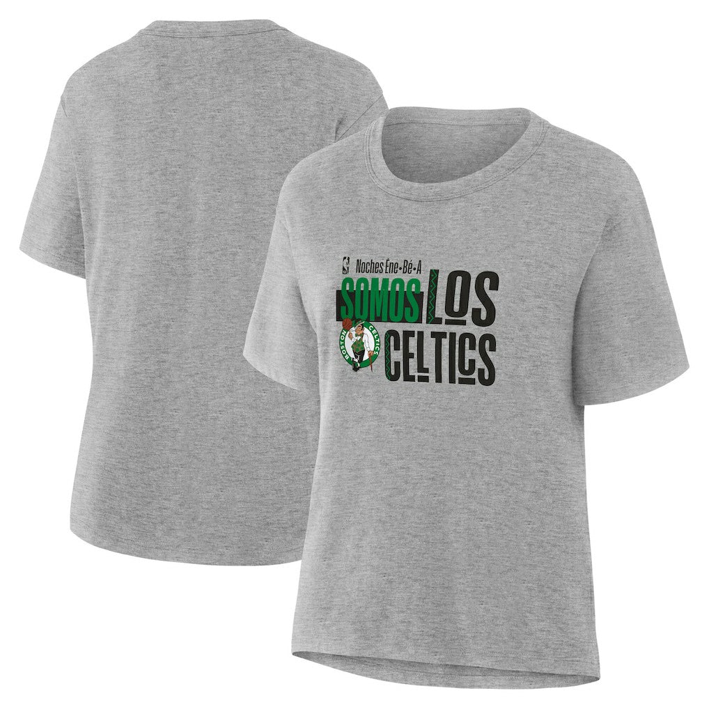 Boston Celtics Women's Noches Training T-Shirt Gray