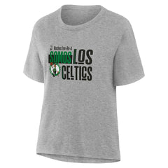 Boston Celtics Women's Noches Training T-Shirt Gray