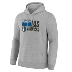 Dallas Mavericks Noches Training Hoodie Gray