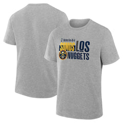 Denver Nuggets Noches Training T-Shirt Gray