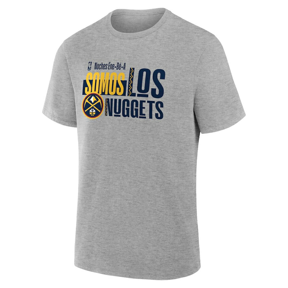 Denver Nuggets Noches Training T-Shirt Gray