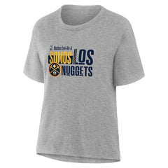 Denver Nuggets Women's Noches Training T-Shirt Gray
