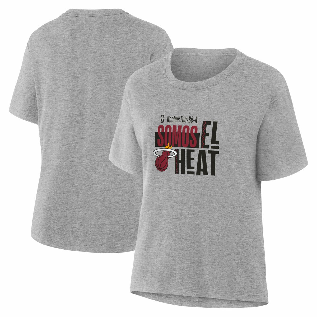 Miami Heat Women's Noches Training T-Shirt Gray