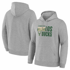 Milwaukee Bucks Noches Training Hoodie Gray outlet