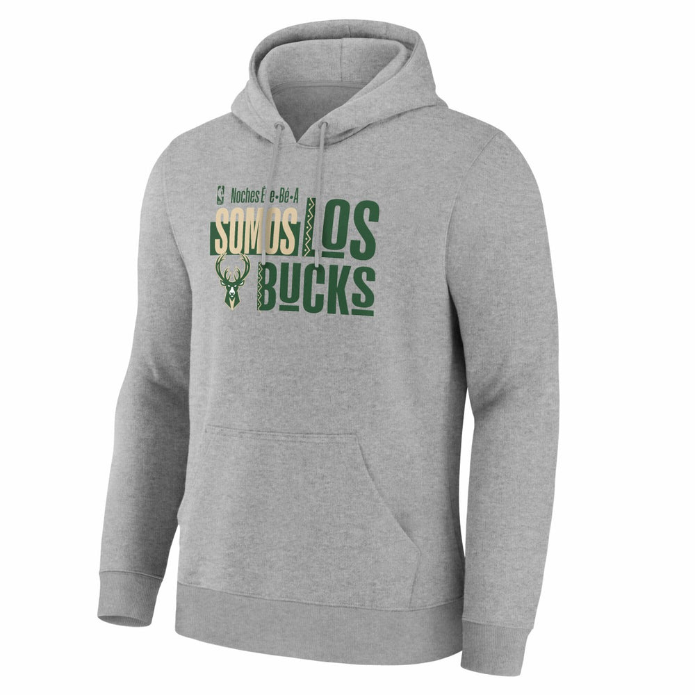 Milwaukee Bucks Noches Training Hoodie Gray outlet