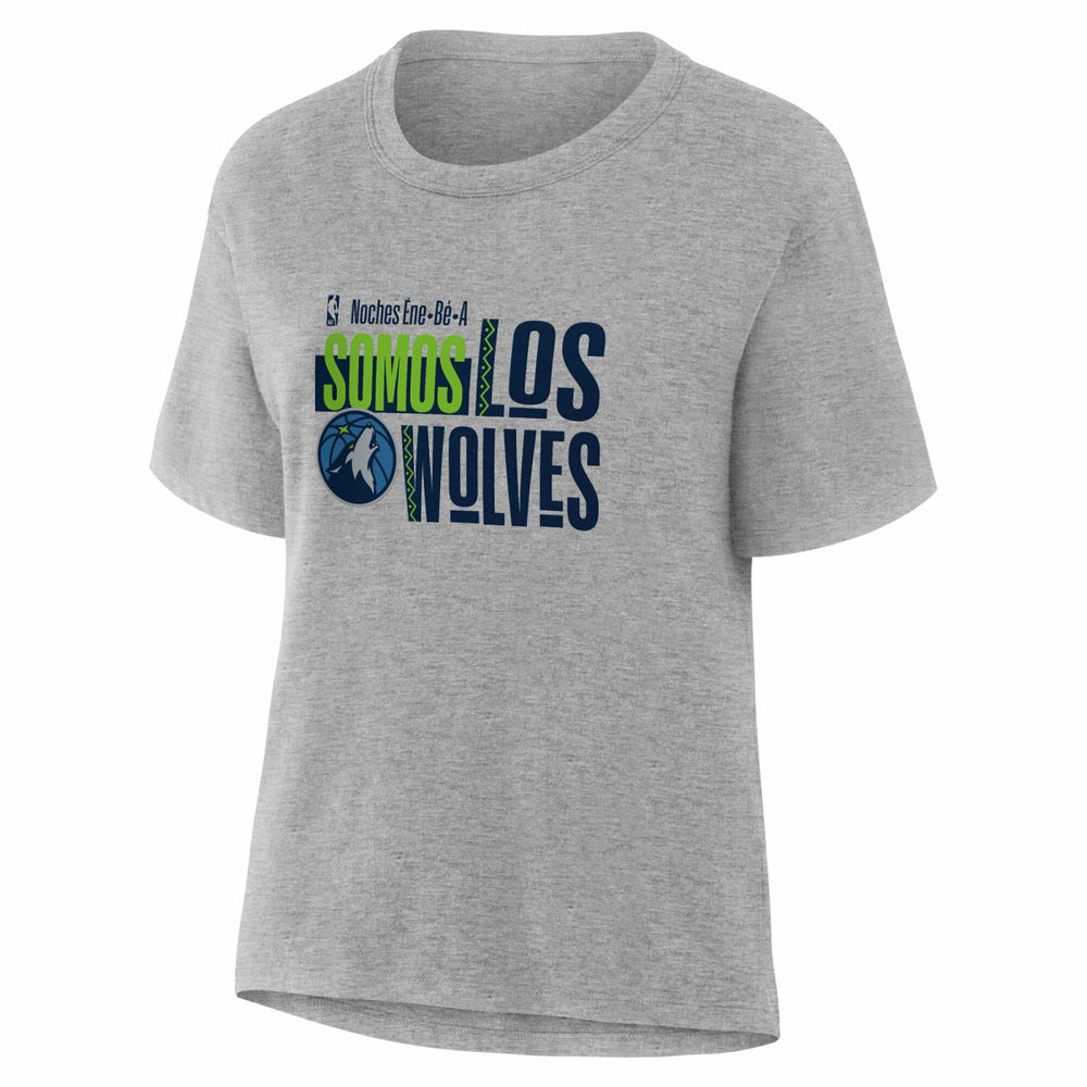 Minnesota Timberwolves Women's Noches Training T-Shirt Gray