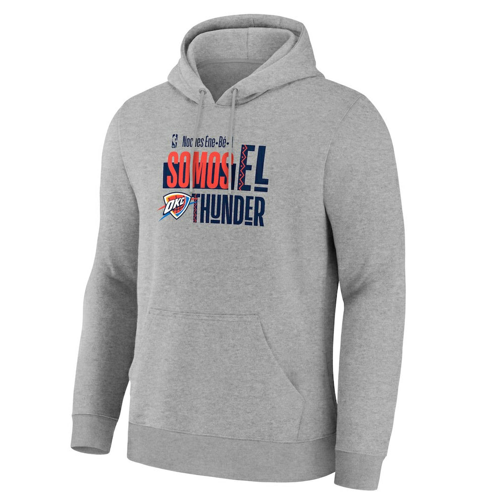 Oklahoma City Thunder Noches Training Hoodie Gray