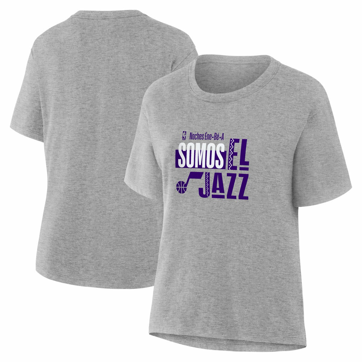 Utah Jazz Women's Noches Training T-Shirt Gray outlet