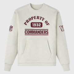 Washington Commanders OVO x NFL Unisex Fleece Sweatshirt - Heather Gray Sweatshirts