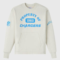 Los Angeles Chargers OVO x NFL Unisex Fleece Sweatshirt - Heather Gray Sweatshirts