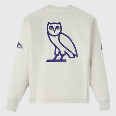 Baltimore Ravens OVO x NFL Unisex Fleece Sweatshirt - Heather Gray Sweatshirts