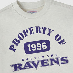 Baltimore Ravens OVO x NFL Unisex Fleece Sweatshirt - Heather Gray Sweatshirts