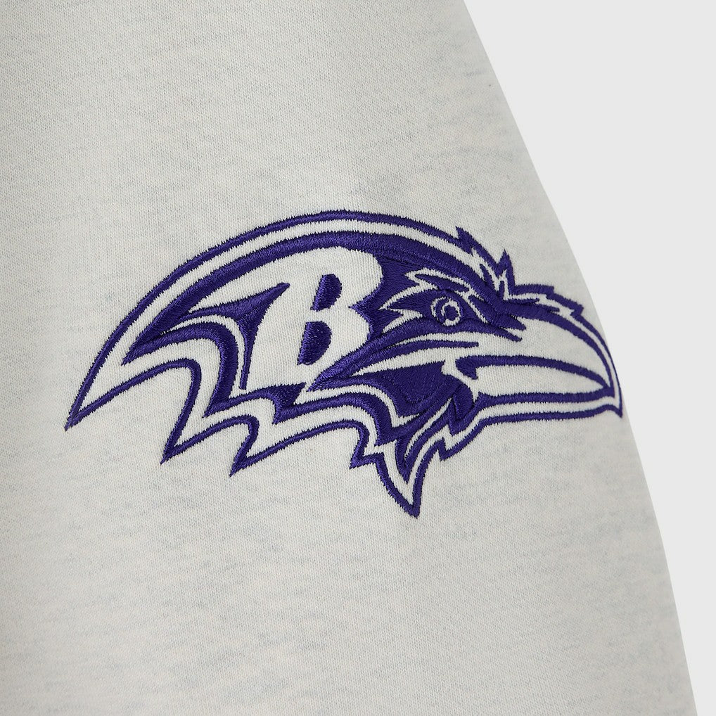 Baltimore Ravens OVO x NFL Unisex Fleece Sweatshirt - Heather Gray Sweatshirts