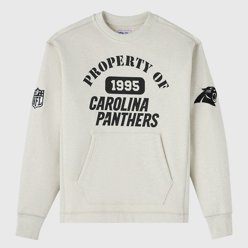 Carolina Panthers OVO x NFL Unisex Fleece Sweatshirt - Heather Gray Sweatshirts