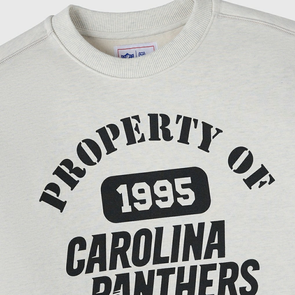 Carolina Panthers OVO x NFL Unisex Fleece Sweatshirt - Heather Gray Sweatshirts