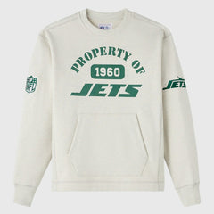 New York Jets OVO x NFL Unisex Fleece Sweatshirt - Heather Gray Sweatshirts