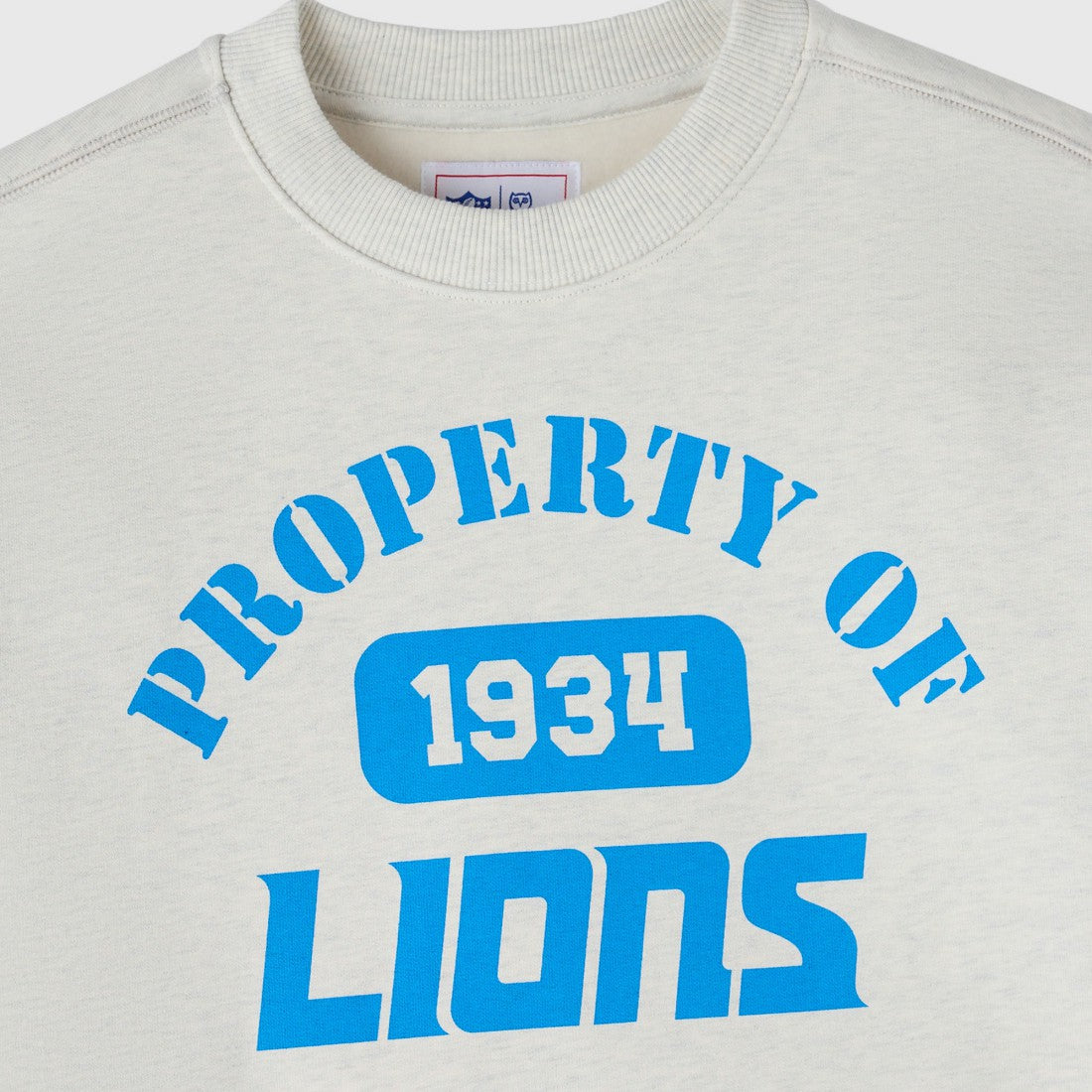 Detroit Lions OVO x NFL Unisex Fleece Sweatshirt - Heather Gray Sweatshirts